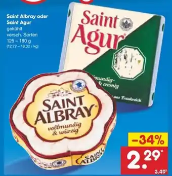 Netto Marken-Discount Saint Albray oder Saint Agur Angebot