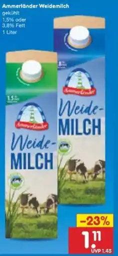 Netto Marken-Discount Ammerländer Weidemilch Angebot