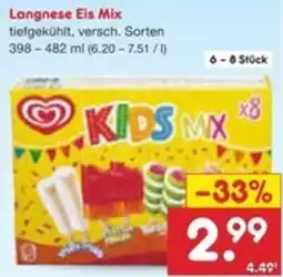 Netto Marken-Discount Langnese Eis Mix Angebot