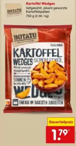 Netto Marken-Discount BOTATO Kartoffel Wedges Angebot
