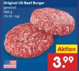 Netto Marken-Discount Original US Beef Burger Angebot