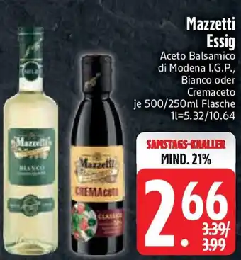 Edeka Mazzetti Essig Angebot