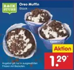 Netto Marken-Discount BACK STUBE Oreo Muffin Angebot