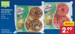 Netto Marken-Discount BACK STUBE the Simpsons Donuts 4er Angebot