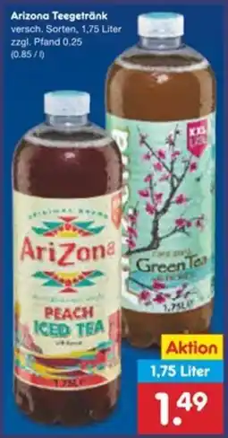 Netto Marken-Discount Arizona Teegetränk Angebot