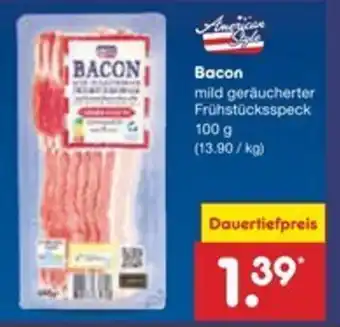 Netto Marken-Discount American Style Bacon Angebot
