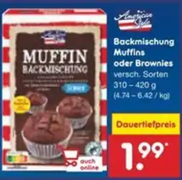 Netto Marken-Discount American Style Backmischung Muffins oder Brownies Angebot
