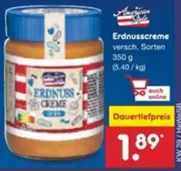 Netto Marken-Discount American Style Erdnusscreme Angebot