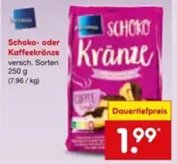Netto Marken-Discount Schoko- oder Kaffeekränze Angebot