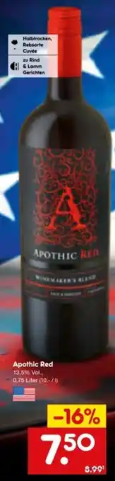 Netto Marken-Discount Apothic Red Angebot