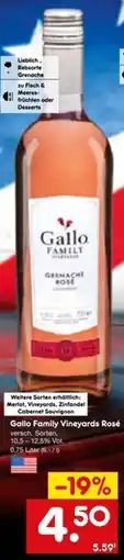 Netto Marken-Discount Gallo Family Vineyards Rosé Angebot