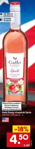 Netto Marken-Discount Gallo Family Vineyards Spritz Angebot