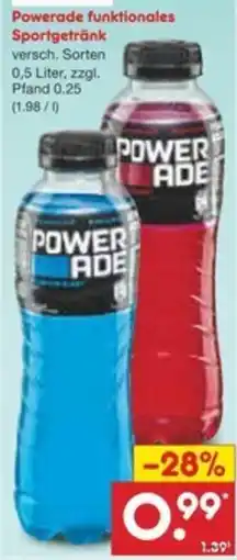 Netto Marken-Discount Powerade funktionales Sportgetränk Angebot