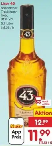 Netto Marken-Discount Licor 43 Angebot