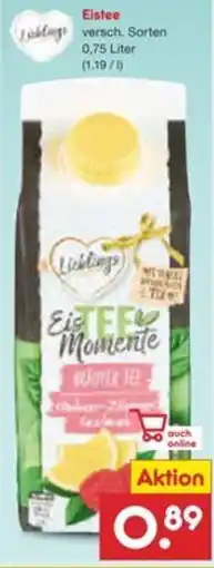 Netto Marken-Discount Eistee Angebot