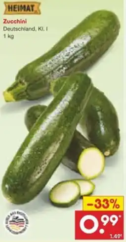 Netto Marken-Discount HEIMAT Zucchini Angebot
