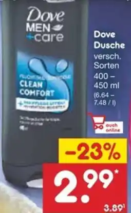 Netto Marken-Discount Dove Dusche Angebot
