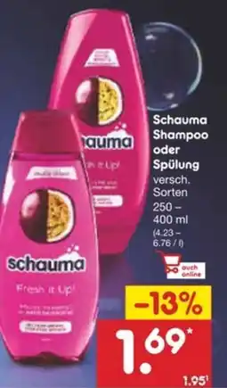Netto Marken-Discount Schauma Shampoo oder Spülung Angebot