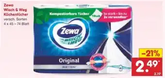 Netto Marken-Discount Zewa Wisch & Weg Küchentücher Angebot