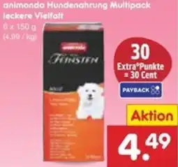 Netto Marken-Discount animonda Hundenahrung Multipack leckere Vielfalt Angebot