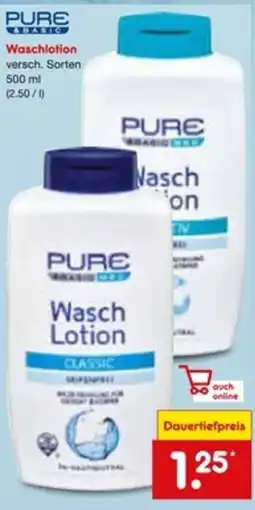 Netto Marken-Discount PURE Waschlotion Angebot