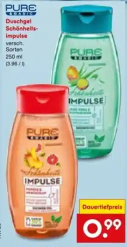 Netto Marken-Discount PURE Duschgel Schönheits- impulse Angebot