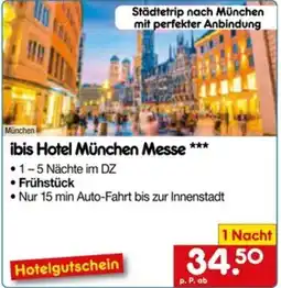 Netto Marken-Discount ibis Hotel München Messe Angebot