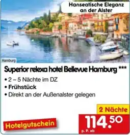 Netto Marken-Discount Superior relexa hotel Bellevue Hamburg Angebot
