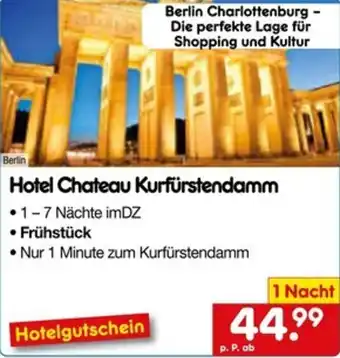 Netto Marken-Discount Hotel Chateau Kurfürstendamm Angebot