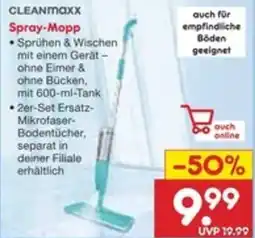 Netto Marken-Discount CLEANMAXX Spray-Mopp Angebot