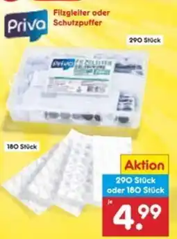 Netto Marken-Discount Priva Filzgleiter oder Schutzpuffer Angebot