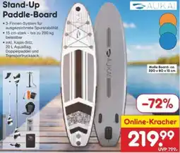 Netto Marken-Discount AUKAI Stand-Up Paddle-Board Angebot