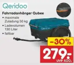 Netto Marken-Discount Qeridoo Fahrradanhänger Qubee Angebot