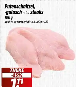 Simmel Putenschnitzel, -gulasch oder steaks Angebot
