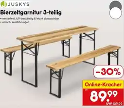 Netto Marken-Discount JJUSKYS Bierzeltgarnitur 3-teilig Angebot