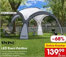 Netto Marken-Discount SWING LED Event Pavillon Angebot