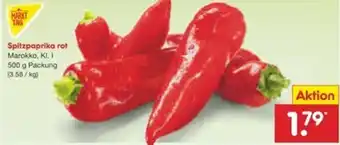 Netto Marken-Discount MARKT TAG Spitzpaprika rot Angebot