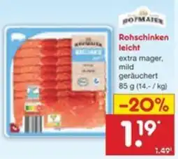 Netto Marken-Discount Rohschinken leicht Angebot