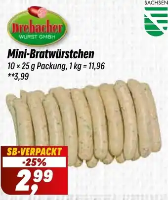 Simmel Drebacher Mini-Bratwürstchen Angebot