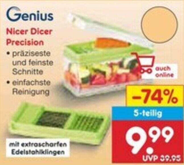 Genius Nicer Dicer Precision Angebot bei Netto Marken-Discount