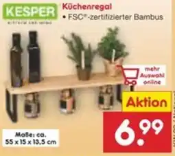 Netto Marken-Discount KESPER Küchenregal Angebot