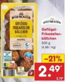 Netto Marken-Discount Geflügel- Frikadellen- bällchen Angebot