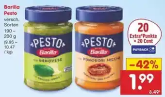Netto Marken-Discount Barilla Pesto Angebot