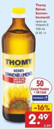 Netto Marken-Discount Thomy Reines Sonnen- blumenöl Angebot