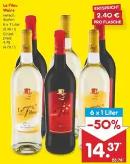 Netto Marken-Discount Le Filou Weine Angebot