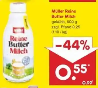 Netto Marken-Discount Müller Reine Butter Milch Angebot