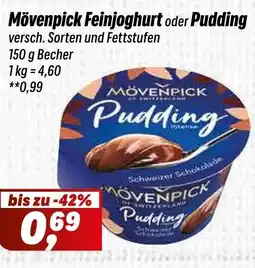 Simmel Mövenpick Feinjoghurt oder Pudding Angebot