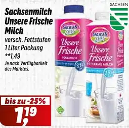 Simmel Sachsenmilch Unsere Frische Milch Angebot
