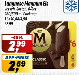 Simmel Langnese Magnum Eis Angebot