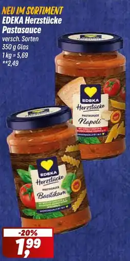 Simmel EDEKA Herzstücke Pastasauce Angebot